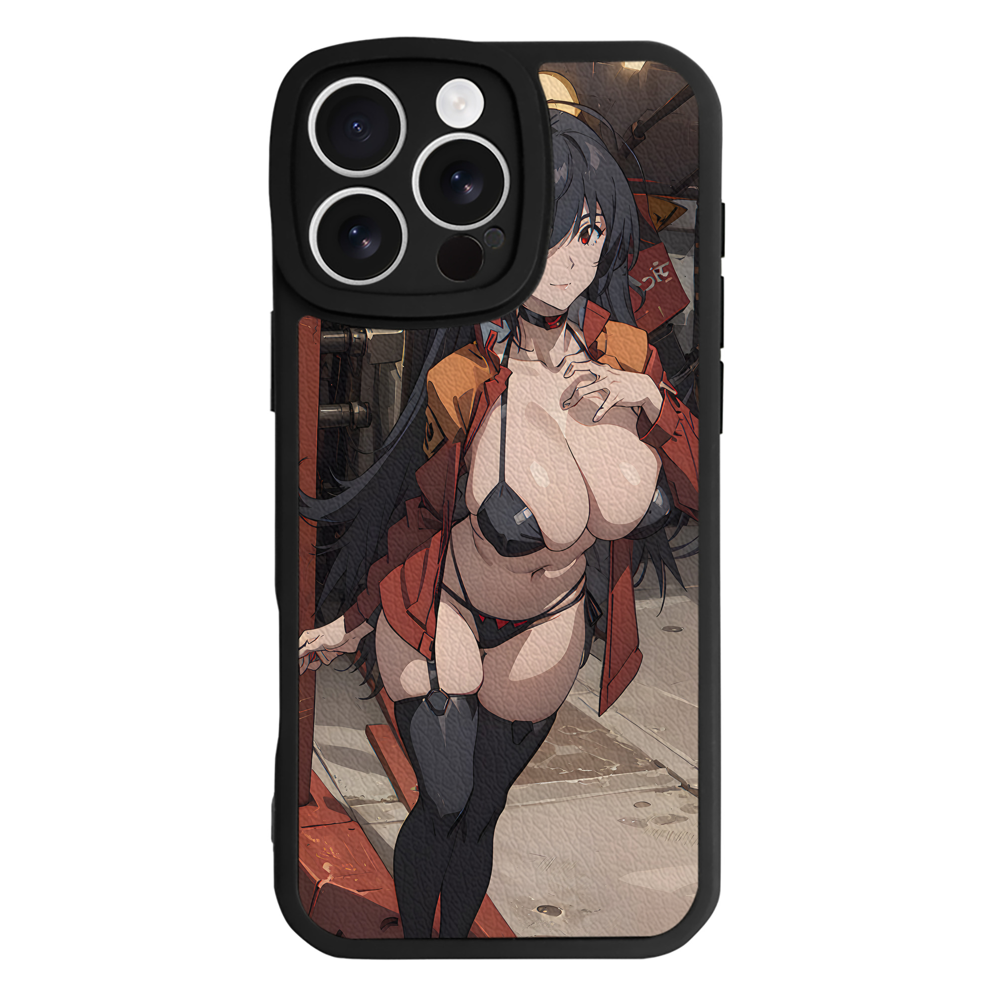 EVA 新世紀エヴァンゲリオン 【iPhone 16シリーズ対応】シリコンスマホケース（レザー調） 材質：シリコン